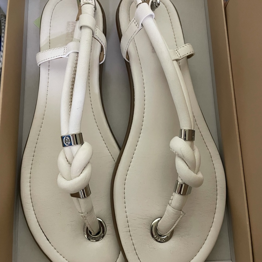 Michael kor holly sandal. Used once.